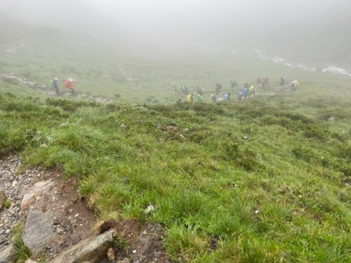 Abstieg von der Kasseler Hütte zum Stilluppstausee  4.8.