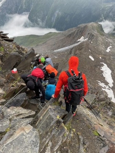 Abstieg vom Schönbichler Horn